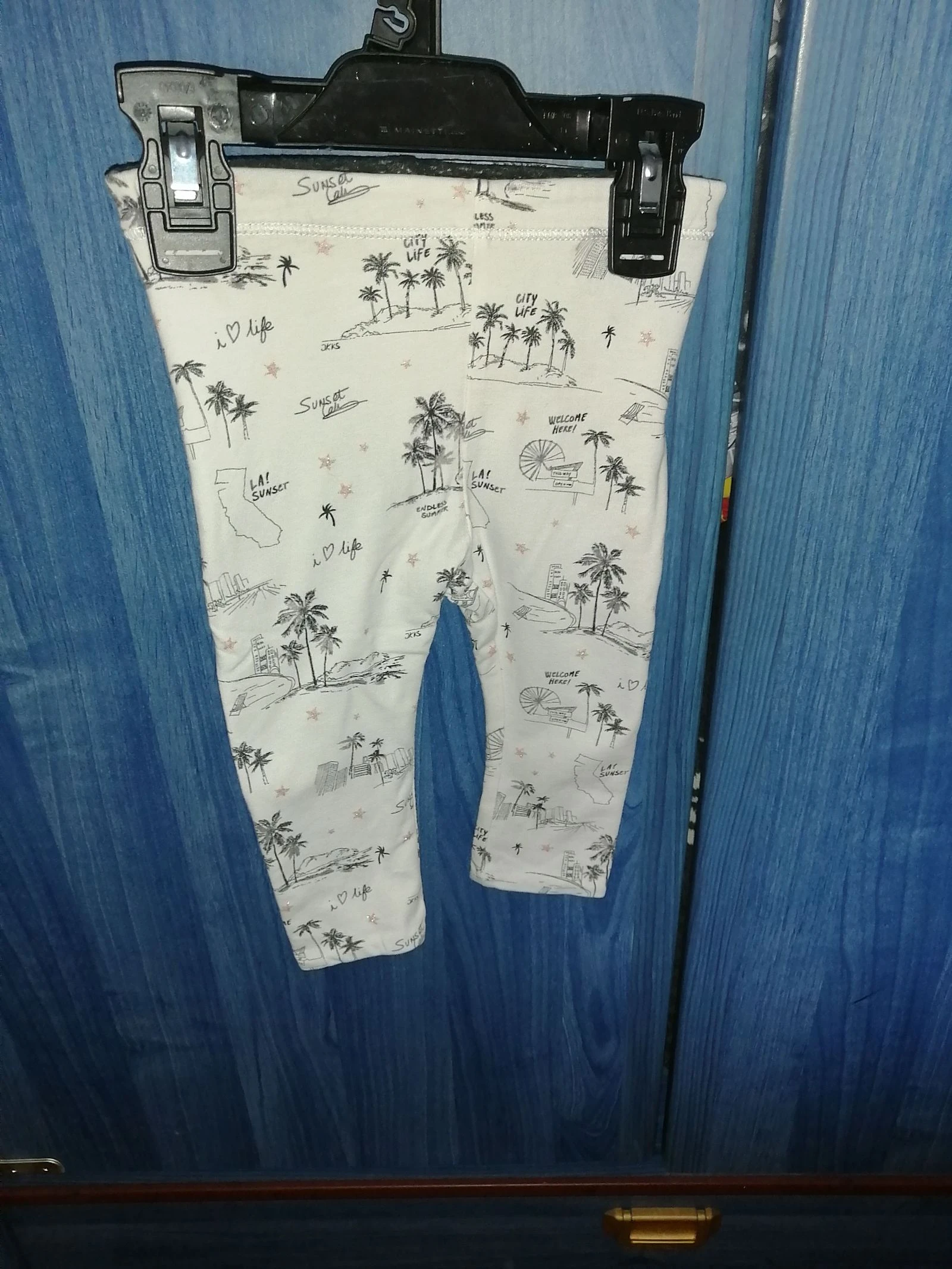 Legging réversible ikks 9 mois fille 